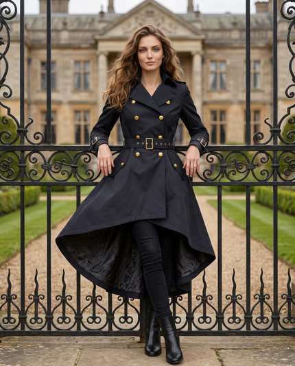 **PRE-ORDER** The ‘CHELSEA ROSE' Trench Coat, Exclusively Designed By Laura Jeanne. ENJOY 20% OFF FOR 4 WEEKS ONLY WITH CODE 'LJSAVE20'. - Expected Delivery: Mid-End September (Estimate only)