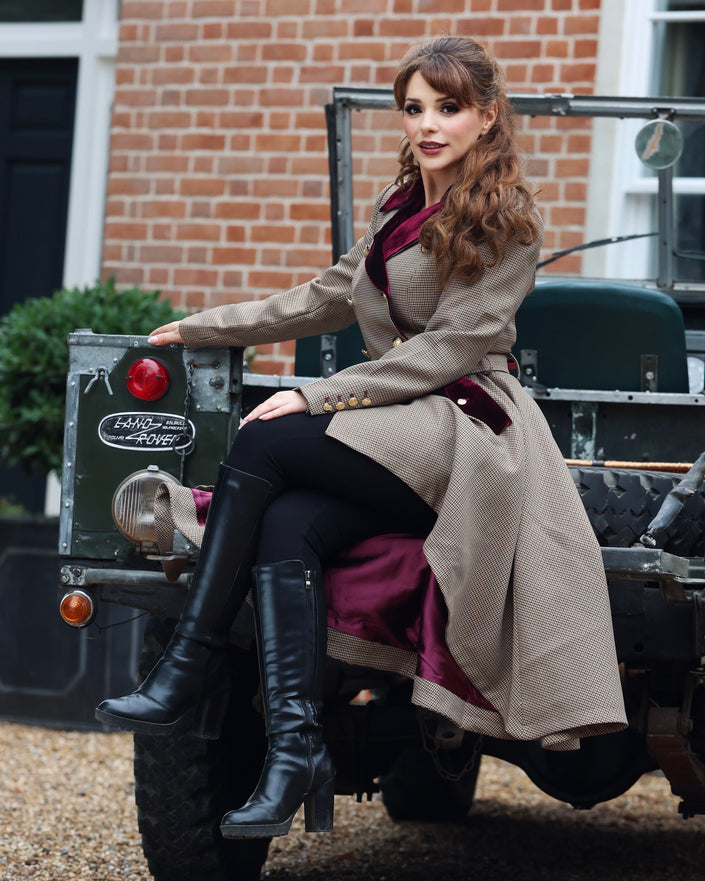 The, ‘CHELSEA ROSE' Coat (Original). Exclusively Designed By Laura Jeanne