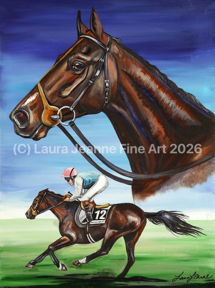 Limited Edition, ‘DANCING BRAVE’ By Laura Jeanne A2 Size Giclée Prints (42.0 x 59.4cm). - LAURA JEANNE