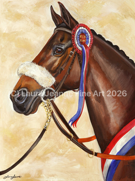 Limited Edition, ‘RED RUM’ By Laura Jeanne A2 Size Giclée Prints (42.0 x 59.4cm). - LAURA JEANNE