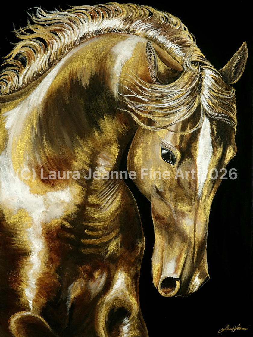 Limited Edition, ‘SOVEREIGN’ By Laura Jeanne A2 Size Giclée Prints (42.0 x 59.4cm). - LAURA JEANNE