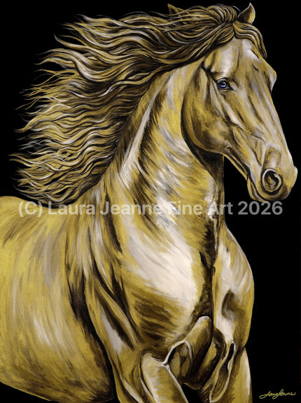 Limited Edition, ‘PRINCE’ By Laura Jeanne A2 Size Giclée Prints (42.0 x 59.4cm). - LAURA JEANNE