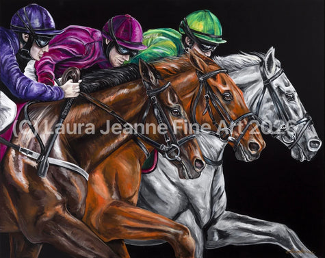Limited Edition, ‘STORMING HOME’ By Laura Jeanne A2 Size Giclée Prints (42.0 x 59.4cm). - LAURA JEANNE