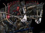 Limited Edition, ‘THE SHIRES’ By Laura Jeanne A2 Size Giclée Prints (42.0 x 59.4cm). - LAURA JEANNE