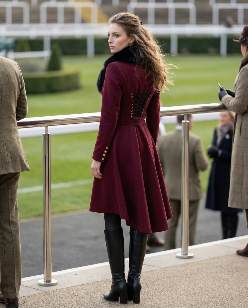 LIMITED 4 WEEK PRE-ORDER: 'CHELSEA ROSE' Coat By Laura Jeanne. PRE- ORDER & ENJOY 20% OFF WITH CODE 'LJSAVE20') - Expected Delivery: Beginning of May (Estimate only)