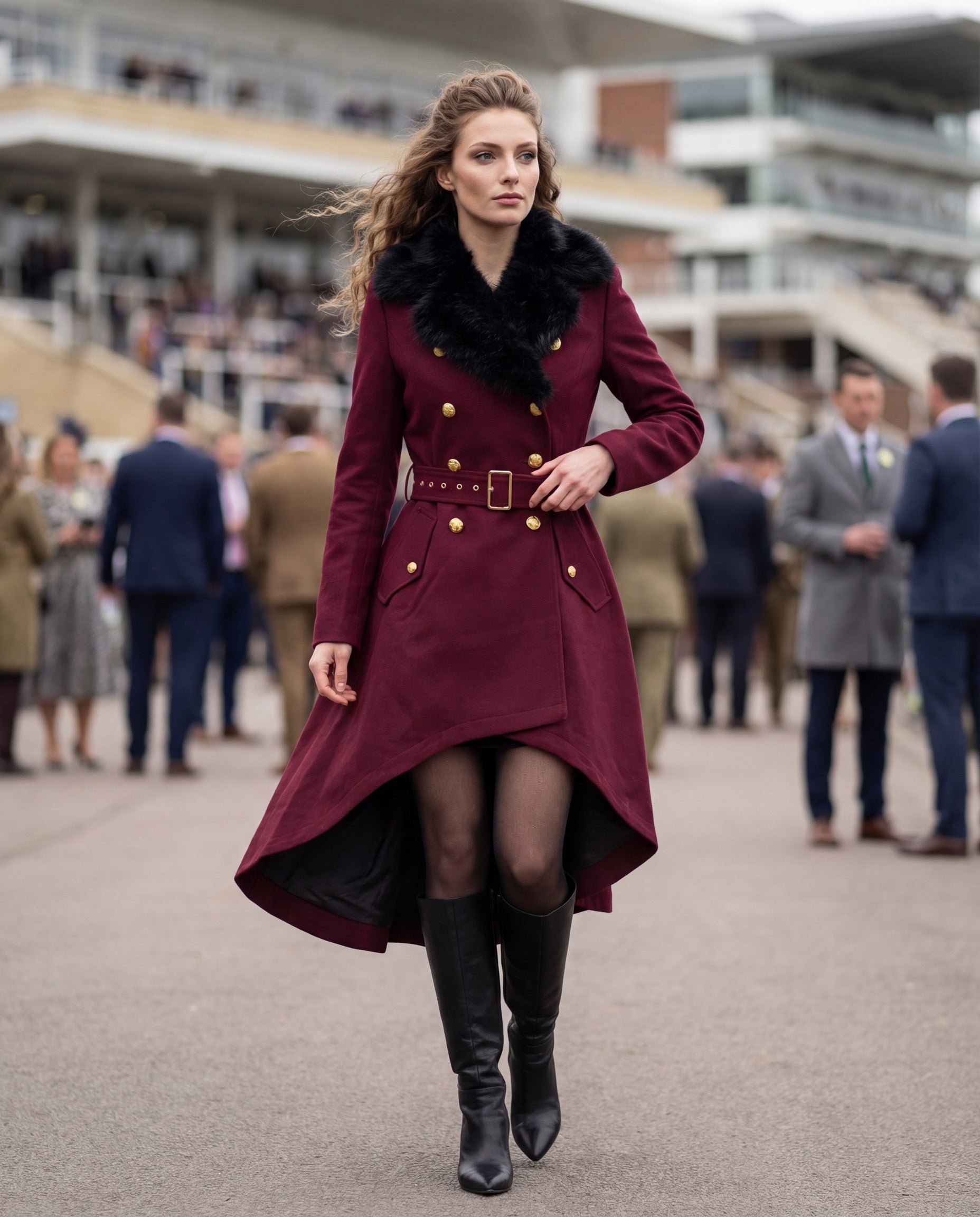 The 'CHELSEA ROSE' Coat | Exclusive Equestrian inspired Coat by
