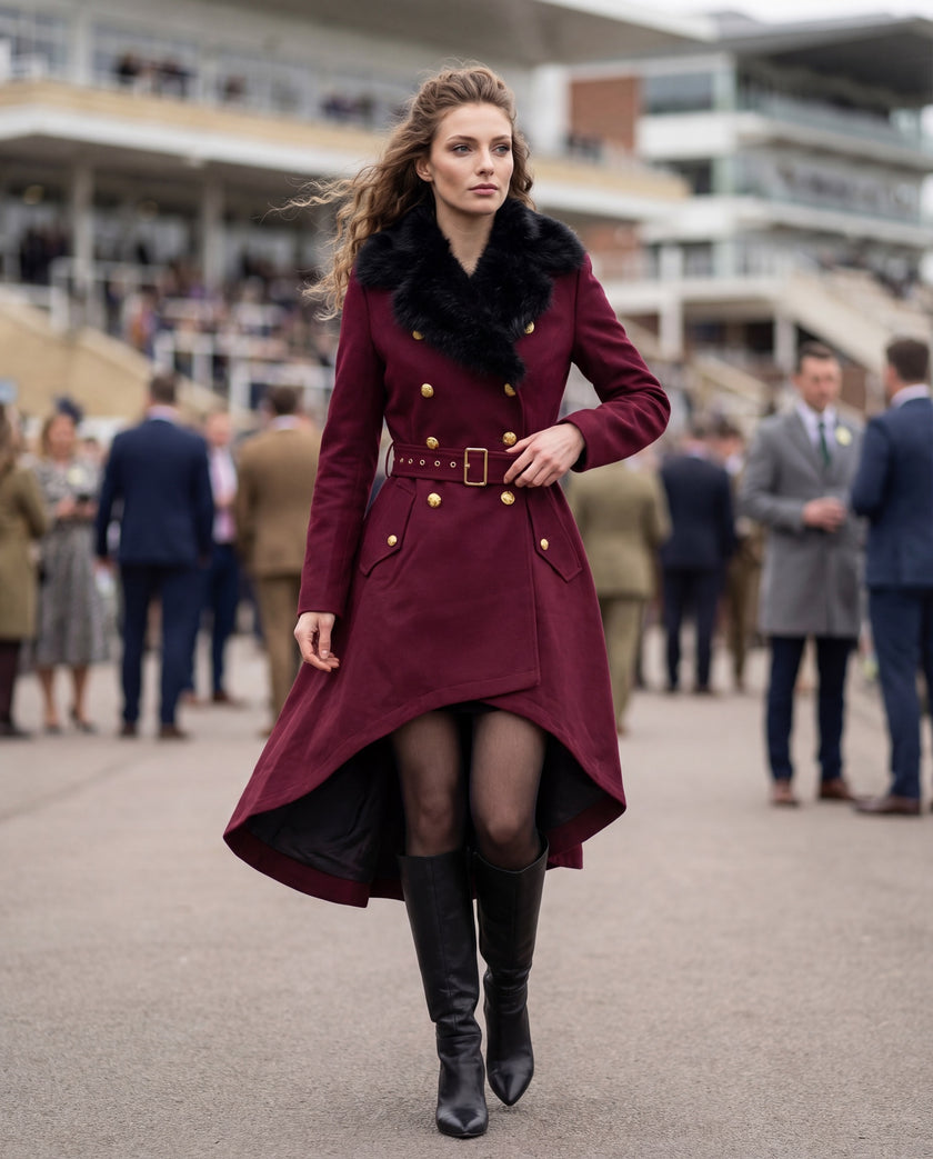 LIMITED 4 WEEK PRE-ORDER: 'CHELSEA ROSE' Coat By Laura Jeanne. PRE- ORDER & ENJOY 20% OFF WITH CODE 'LJSAVE20') - Expected Delivery: Beginning of May (Estimate only)