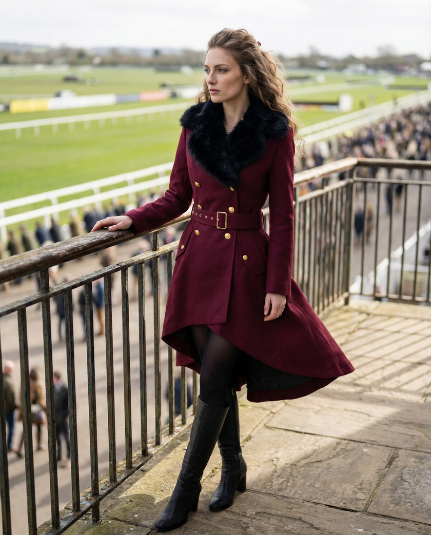 LIMITED 4 WEEK PRE-ORDER: 'CHELSEA ROSE' Coat By Laura Jeanne. PRE- ORDER & ENJOY 20% OFF WITH CODE 'LJSAVE20') - Expected Delivery: Beginning of May (Estimate only)