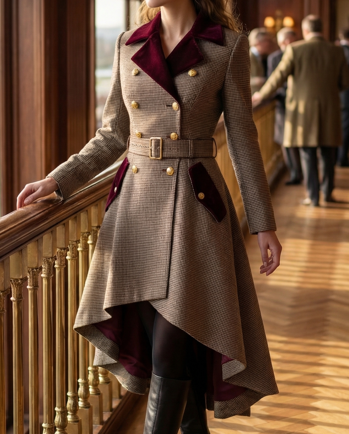 LIMITED 4 WEEK PRE-ORDER: 'CHELSEA ROSE' Coat By Laura Jeanne. PRE- ORDER & ENJOY 20% OFF WITH CODE 'LJSAVE20') - Expected Delivery: Beginning of May (Estimate only)