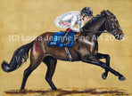 Limited Edition, ‘CONSTITUTION HILL & OISIN MURPHY AT SOUTHWELL, 2026’ (Original Painted for Oisin Murphy) By Laura Jeanne A2 Size Giclée Prints (42.0 x 59.4cm)