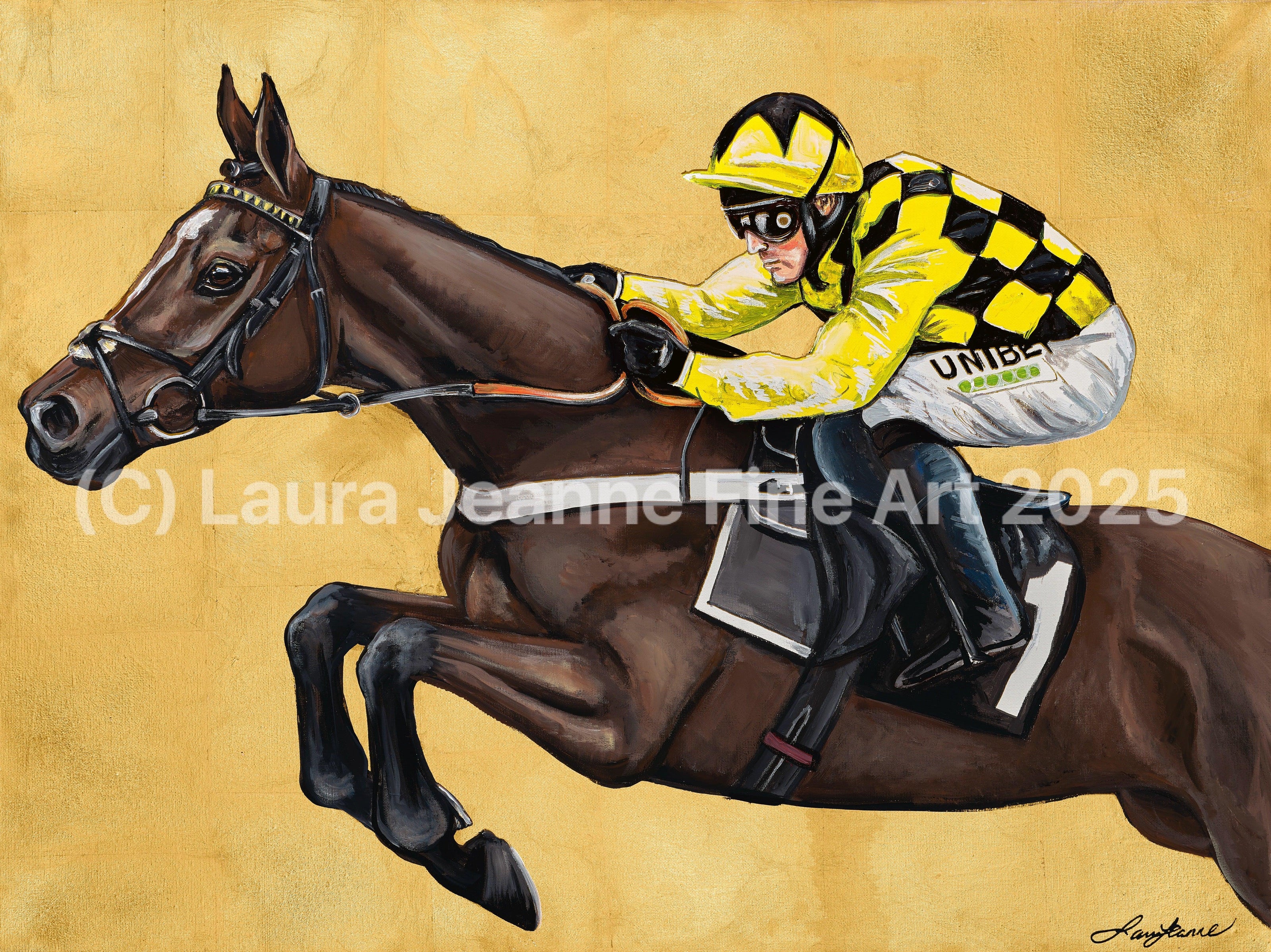 Limited Edition, ‘LULAMBA’ By Laura Jeanne A2 Size Giclée Prints (42.0 x 59.4cm). - LAURA JEANNE
