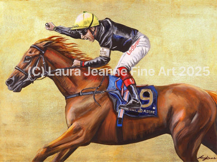 Limited Edition, ‘STRADIVARIUS - THE CHAMPION’ By Laura Jeanne A2 Size Giclée Prints (42.0 x 59.4cm). - LAURA JEANNE