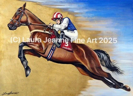 Limited Edition, ‘THE JUKEBOX MAN’ (Original Painted for Harry Redknapp) By Laura Jeanne A2 Size Giclée Prints (42.0 x 59.4cm). - LAURA JEANNE