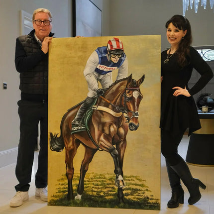 Limited Edition, ‘SHAKEM UP'ARRY’ (Original Painted for Harry Redknapp) By Laura Jeanne A2 Size Giclée Prints (42.0 x 59.4cm). - LAURA JEANNE