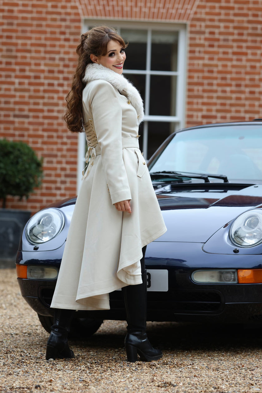 (NEW COLOURS) *LIMITED AVAILABILITY PRE-ORDER* The, ‘CHELSEA ROSE' Original Coat. Exclusively Designed By Laura Jeanne. Expected arrival: Mid-End November (Estimate Only)