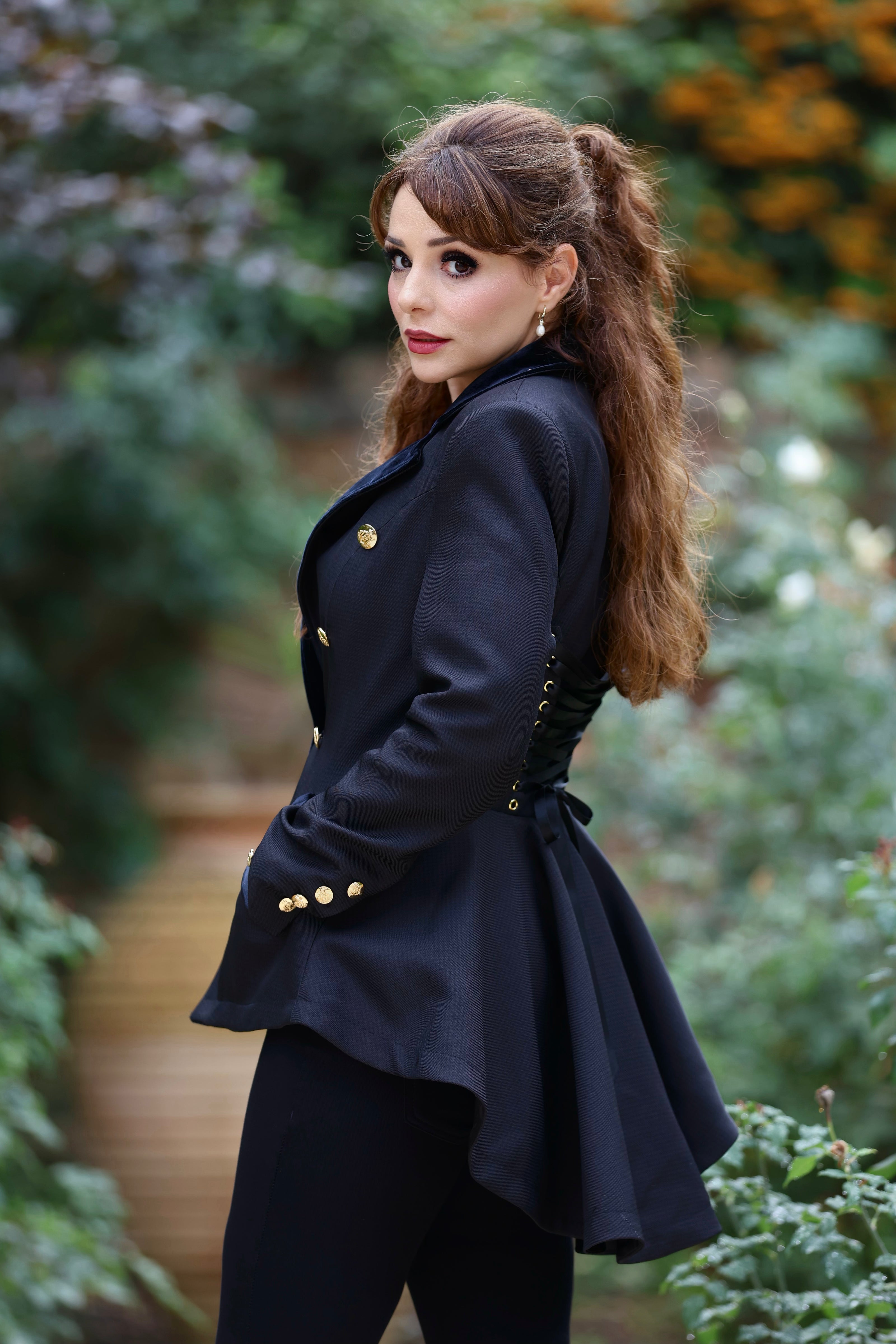 *LIMITED AVAILABILITY PRE-ORDER* The, ‘CHELSEA ROSE' Jacket. Exclusively Designed By Laura Jeanne. Expected arrival: Mid December (Estimate Only) ENJOY 20% OFF WITH CODE 'LJ20'. Offer ends 23rd Oct.