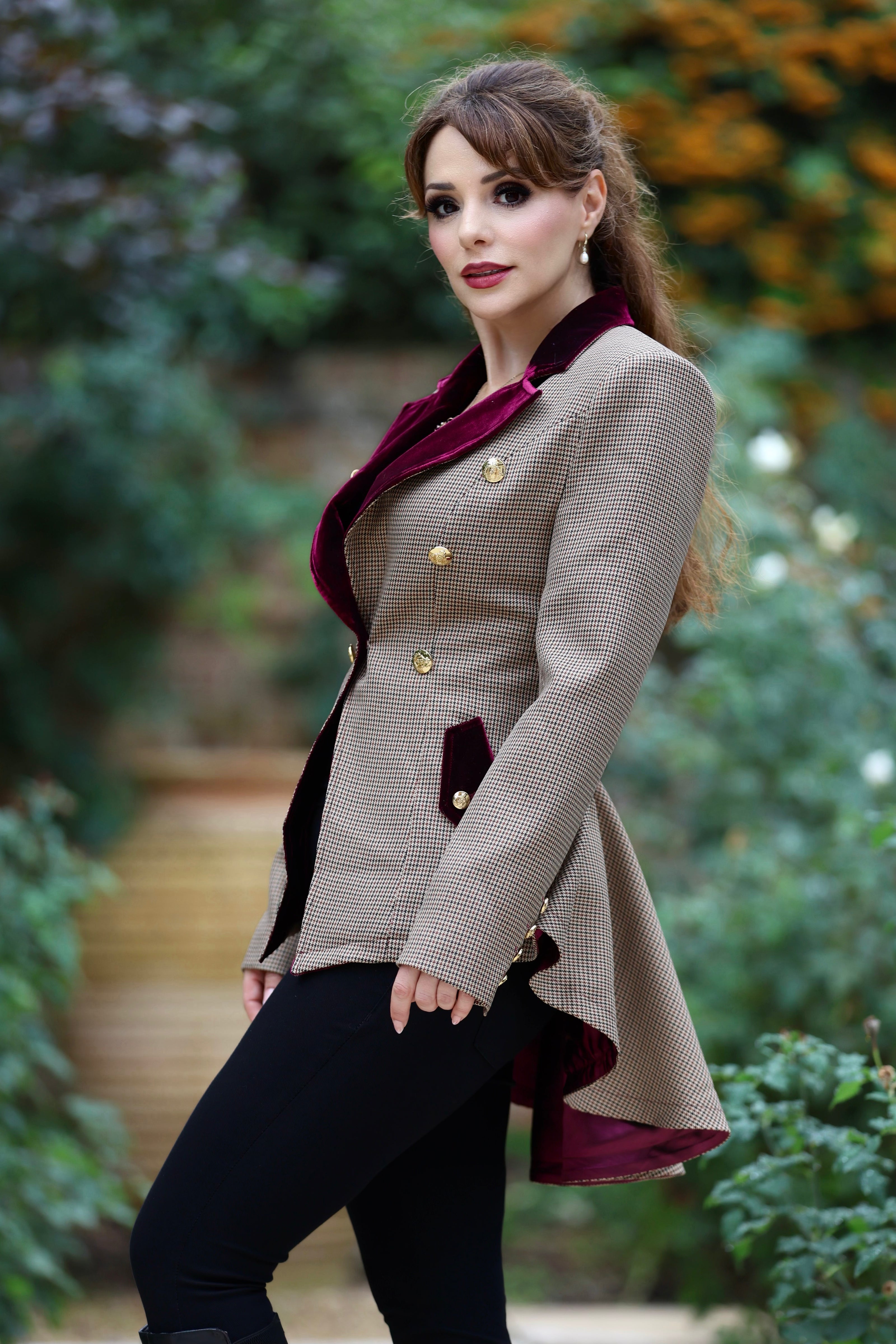 *LIMITED AVAILABILITY PRE-ORDER* The, ‘CHELSEA ROSE' Jacket. Exclusively Designed By Laura Jeanne. Expected arrival: Mid December (Estimate Only) ENJOY 20% OFF WITH CODE 'LJ20'. Offer ends 23rd Oct.
