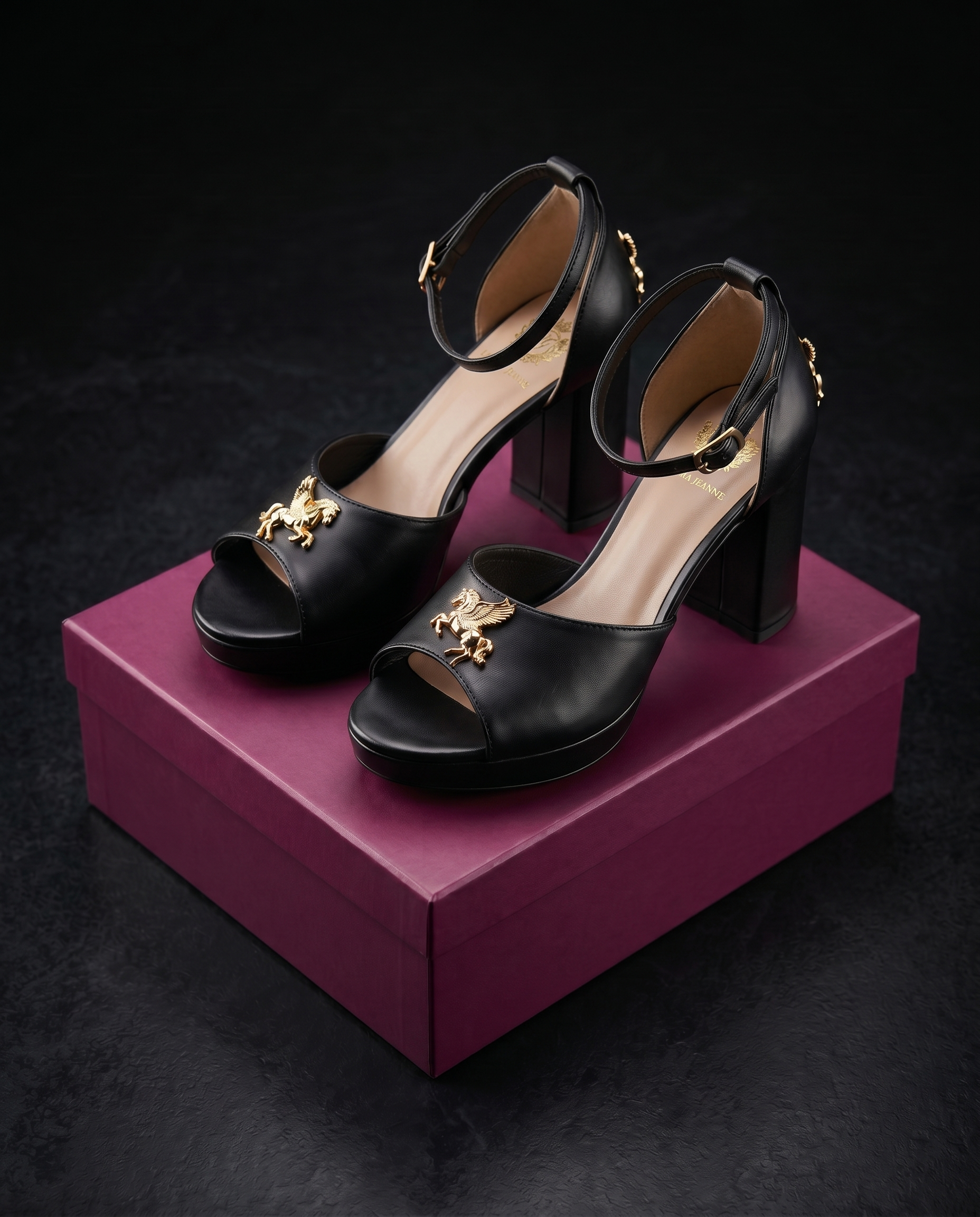 ** PRE ORDER! ** 'PEGASUS' Platform Leather Shoes. Exclusively Designed By Laura Jeanne. ENJOY 20% OFF FOR 2 WEEKS ONLY WITH CODE 'LJ20' Expected Delivery: Mid- End September (Estimate only)