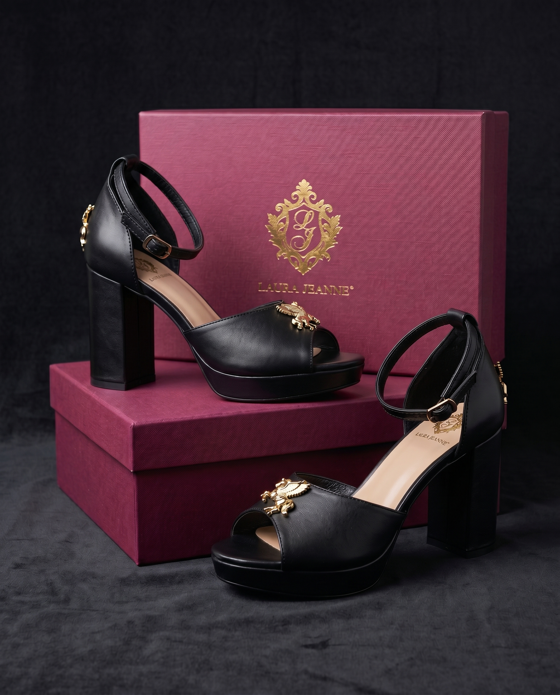 ** PRE ORDER! ** 'PEGASUS' Platform Leather Shoes. Exclusively Designed By Laura Jeanne. ENJOY 20% OFF FOR 2 WEEKS ONLY WITH CODE 'LJ20' Expected Delivery: Mid- End September (Estimate only)