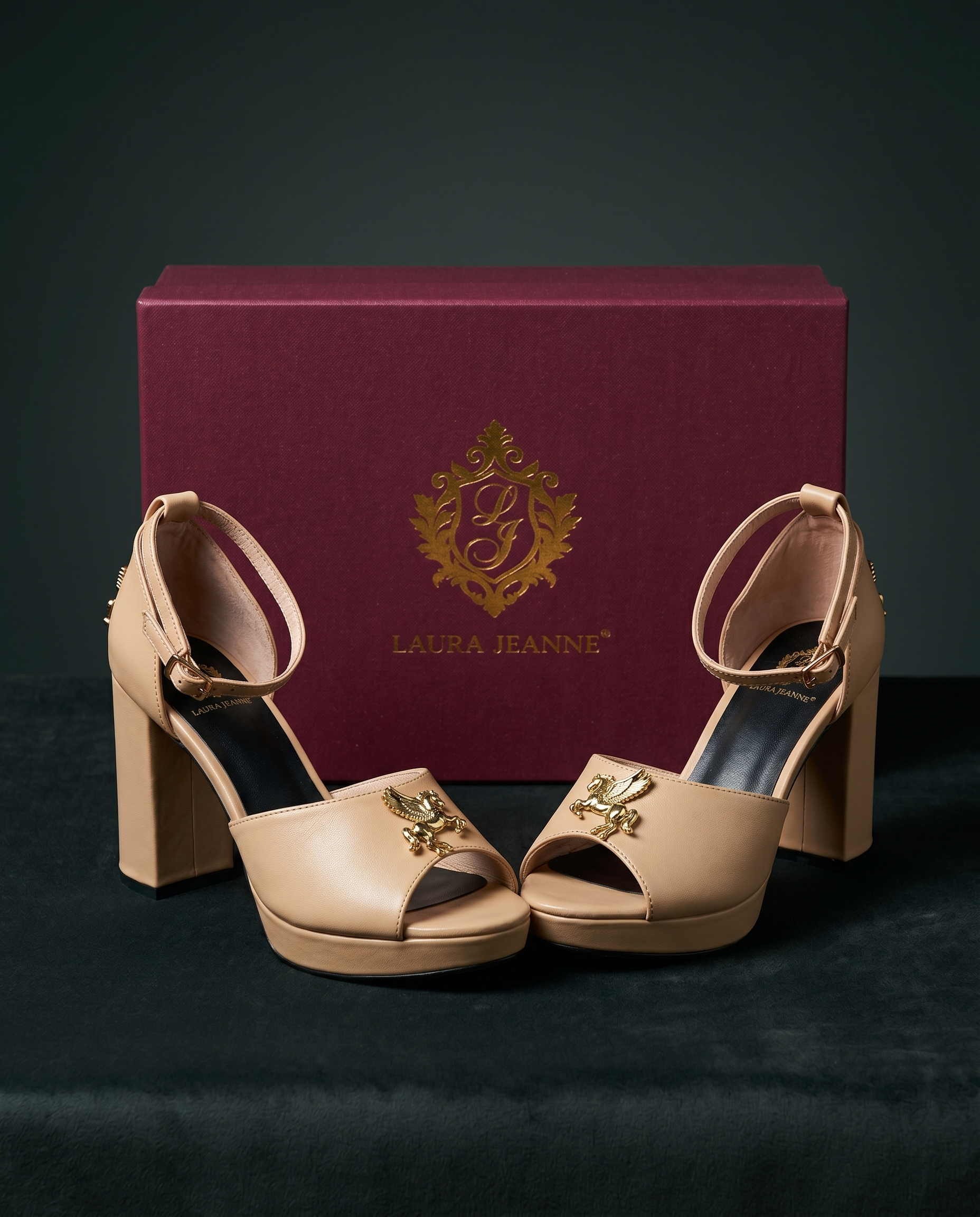 ** PRE ORDER! ** 'PEGASUS' Platform Leather Shoes. Exclusively Designed By Laura Jeanne. ENJOY 20% OFF FOR 2 WEEKS ONLY WITH CODE 'LJ20' Expected Delivery: Mid- End September (Estimate only)